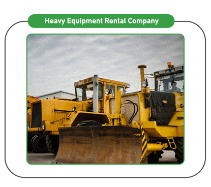 Heavy Equipment Rental Company Services