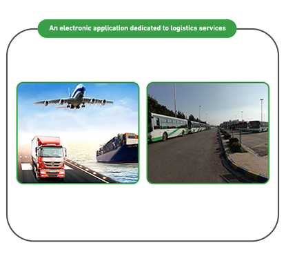 The logistics services app features