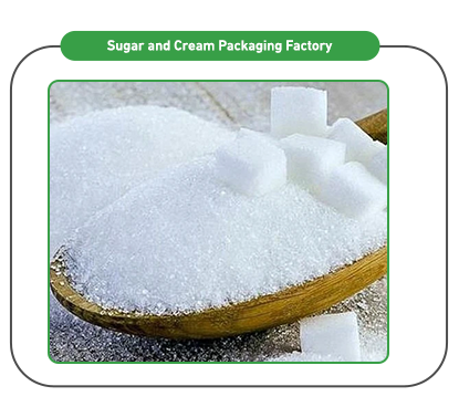 Sugar and Cream Packaging Factory Products